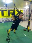 TRX, a set of suspension trainings